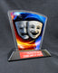 6" Flare Acrylic Award -  Drama