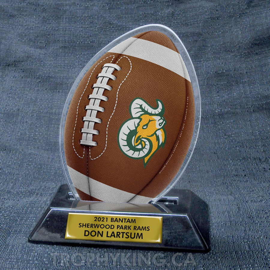 6" Acrylic Football Award