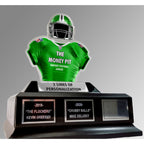 Custom Fantasy Football Acrylic Jersey On Black Base