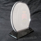 6" Acrylic Hockey Puck Award