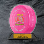 6" Acrylic Hockey Puck Award