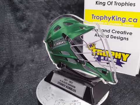 6" Acrylic Lacrosse Helmet
