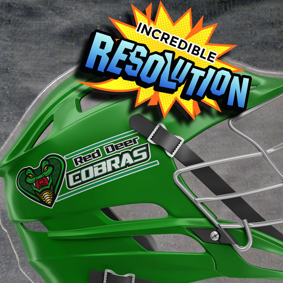 6" Acrylic Lacrosse Helmet