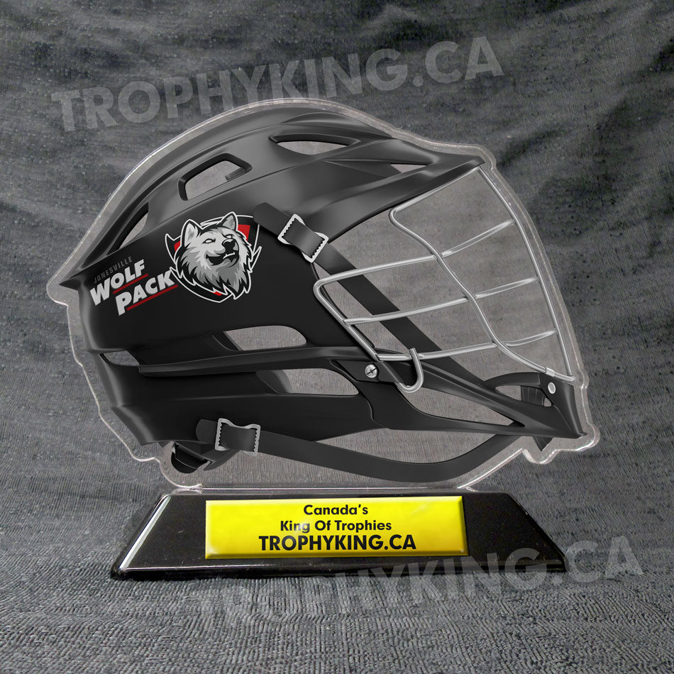 6" Acrylic Lacrosse Helmet