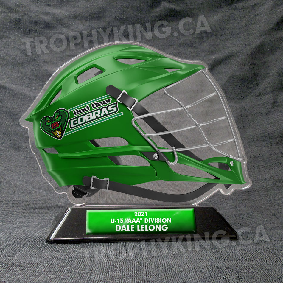 6" Acrylic Lacrosse Helmet