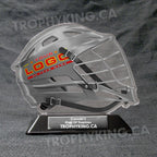 6" Acrylic Lacrosse Helmet