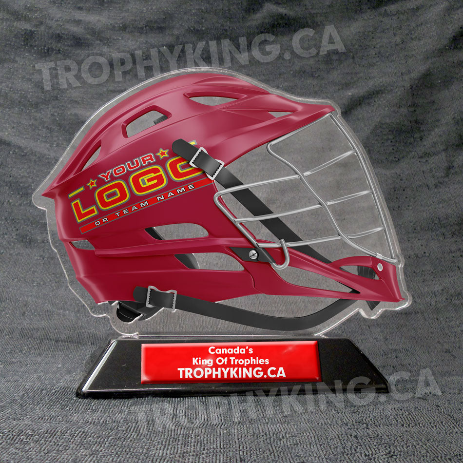 6" Acrylic Lacrosse Helmet