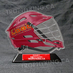 6" Acrylic Lacrosse Helmet