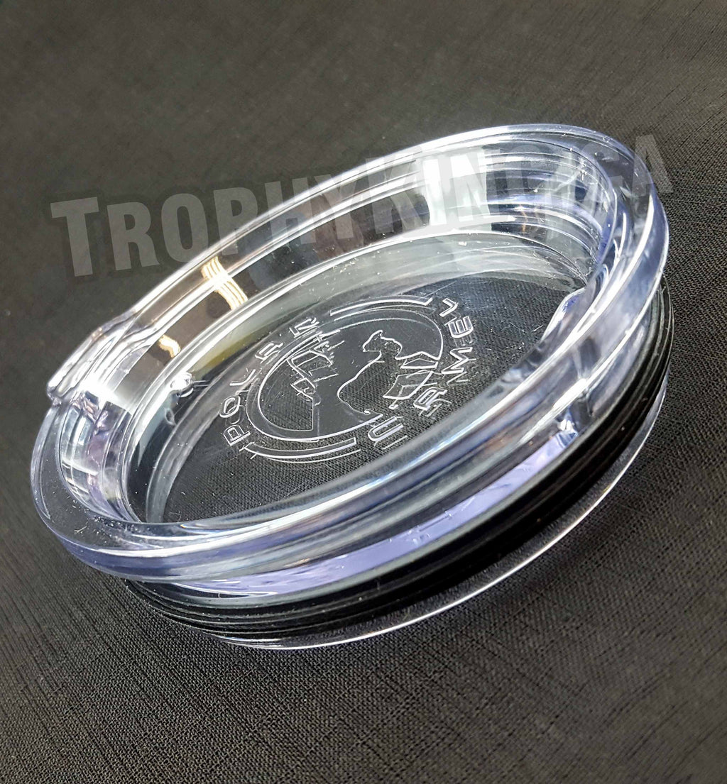 Premium Tumbler with Fantasy Football Crest - Black