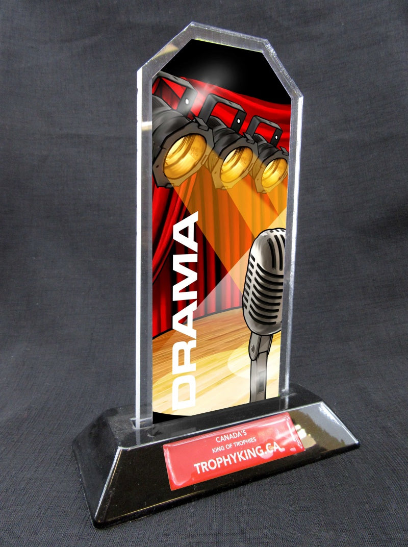 8" Peak Acrylic Award - Drama
