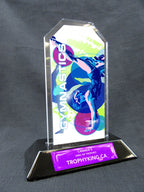 7" Peak Acrylic Award - Gymnastics