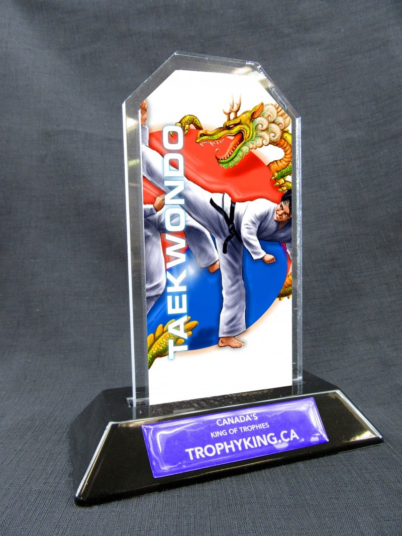 7" Peak Acrylic Award - Taekwondo Main image