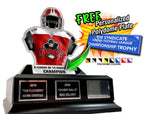 Fantasy Football Jesery On Black Wooden Base