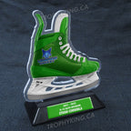 6" Acrylic Hockey Skate Award