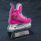 6" Acrylic Hockey Skate Award