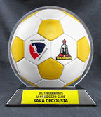 6" Soccer Ball - 2 Tone Ball