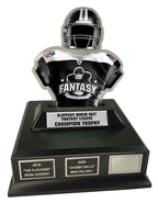 Fantasy Football Jesery On Black Wooden Base