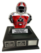 Fantasy Football Jesery On Black Wooden Base