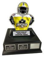 Fantasy Football Jesery On Black Wooden Base