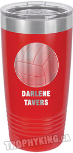 20 oz. Premium Tumbler - Volleyball Coach